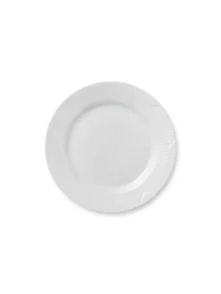 Royal Copenhagen Sort Mega Riflet, tallerken 22 cm