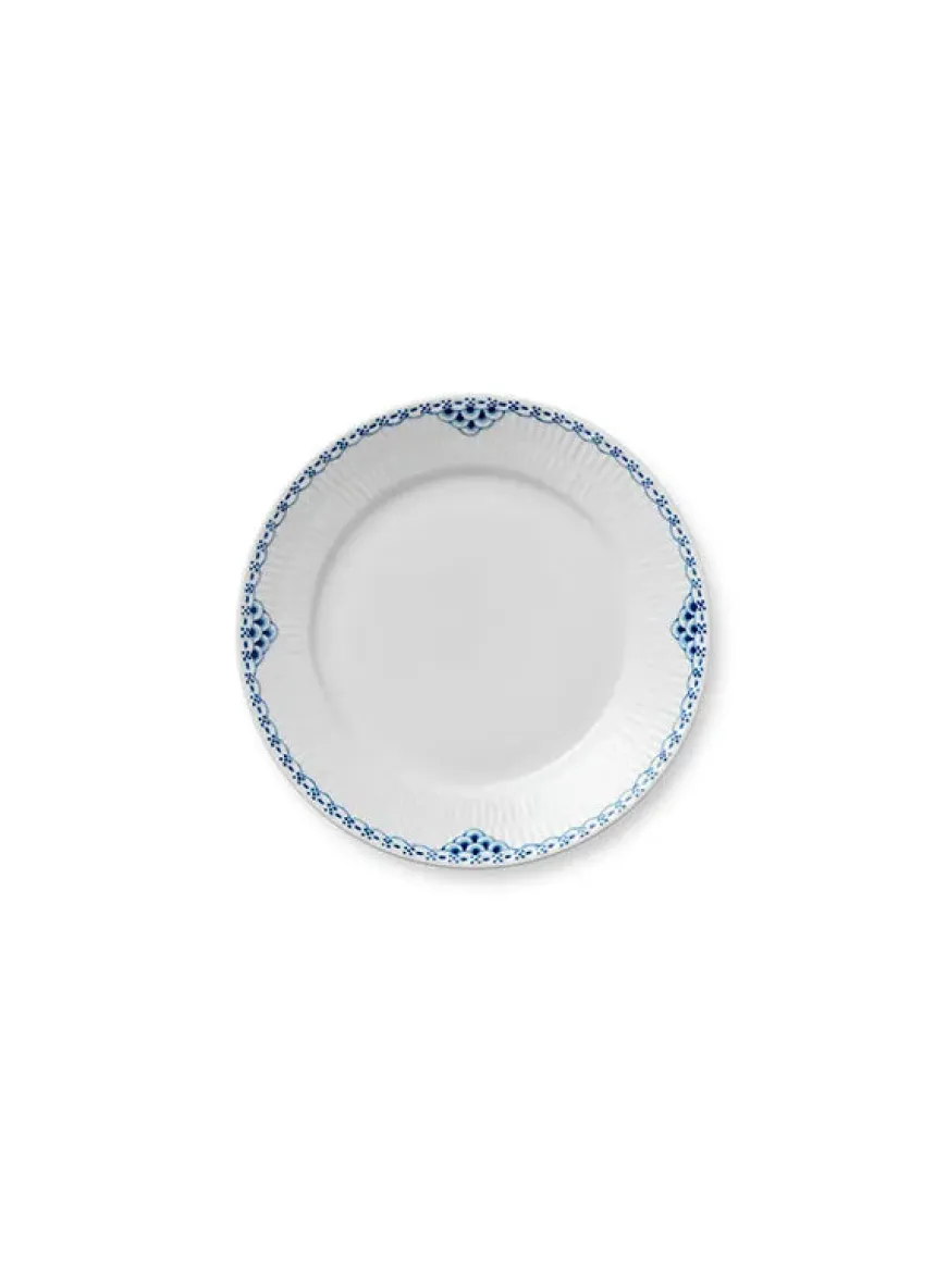 Royal Copenhagen Stjerne Riflet Jul, tallerken 22 cm