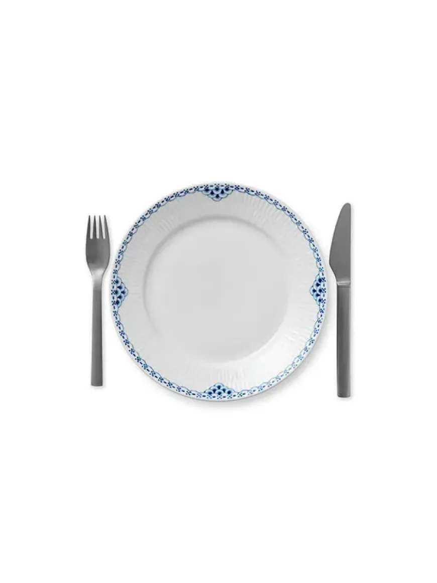 Royal Copenhagen Stjerne Riflet Jul, tallerken 22 cm