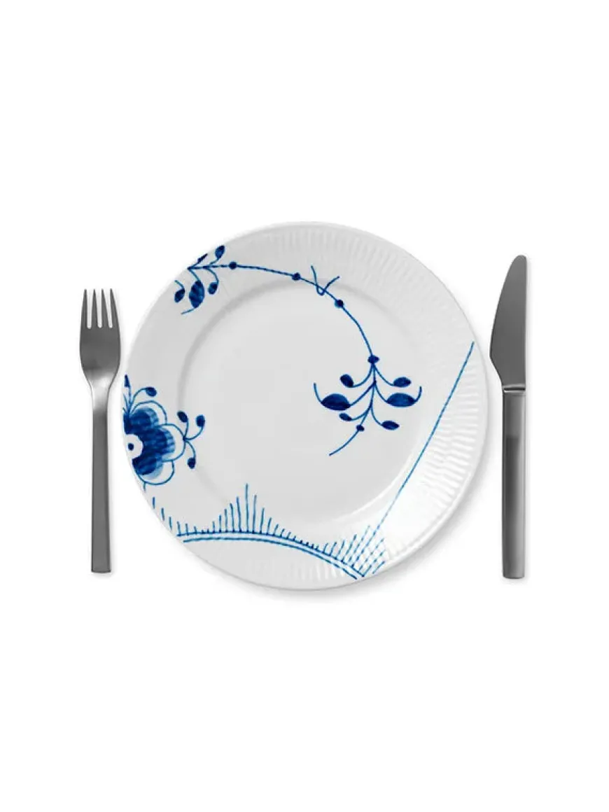 Royal Copenhagen Stjerne Riflet Jul, tallerken 22 cm