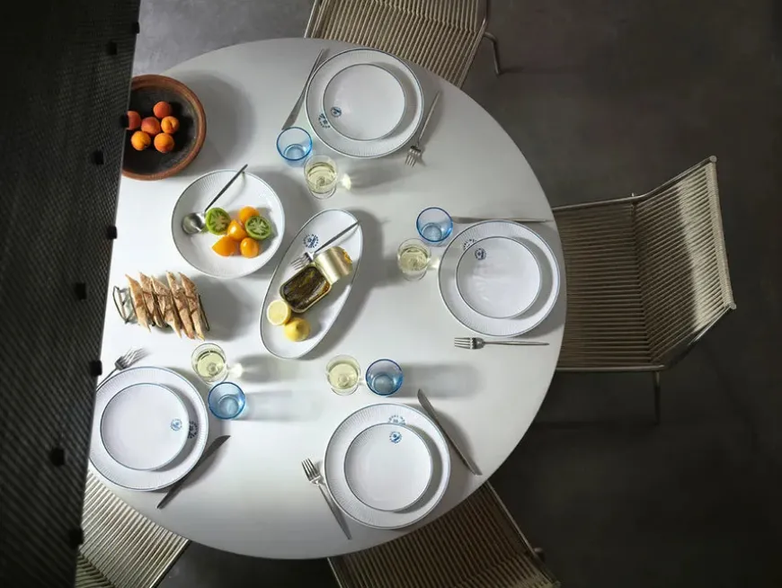 Royal Copenhagen Stjerne Riflet Jul, tallerken 27 cm