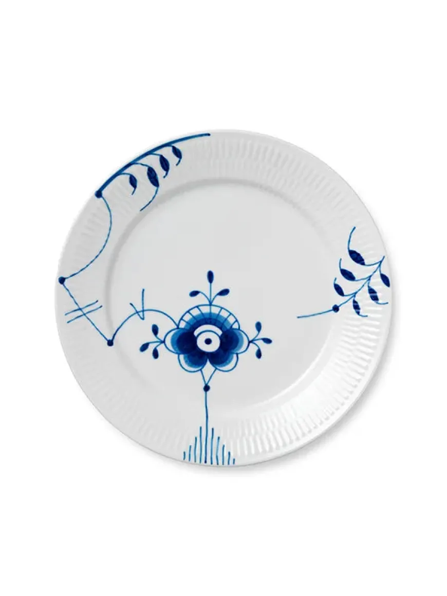 Royal Copenhagen Stjerne Riflet Jul, tallerken 27 cm