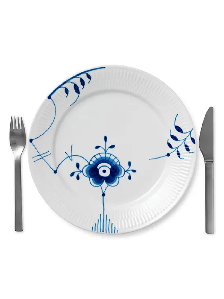 Royal Copenhagen Stjerne Riflet Jul, tallerken 27 cm