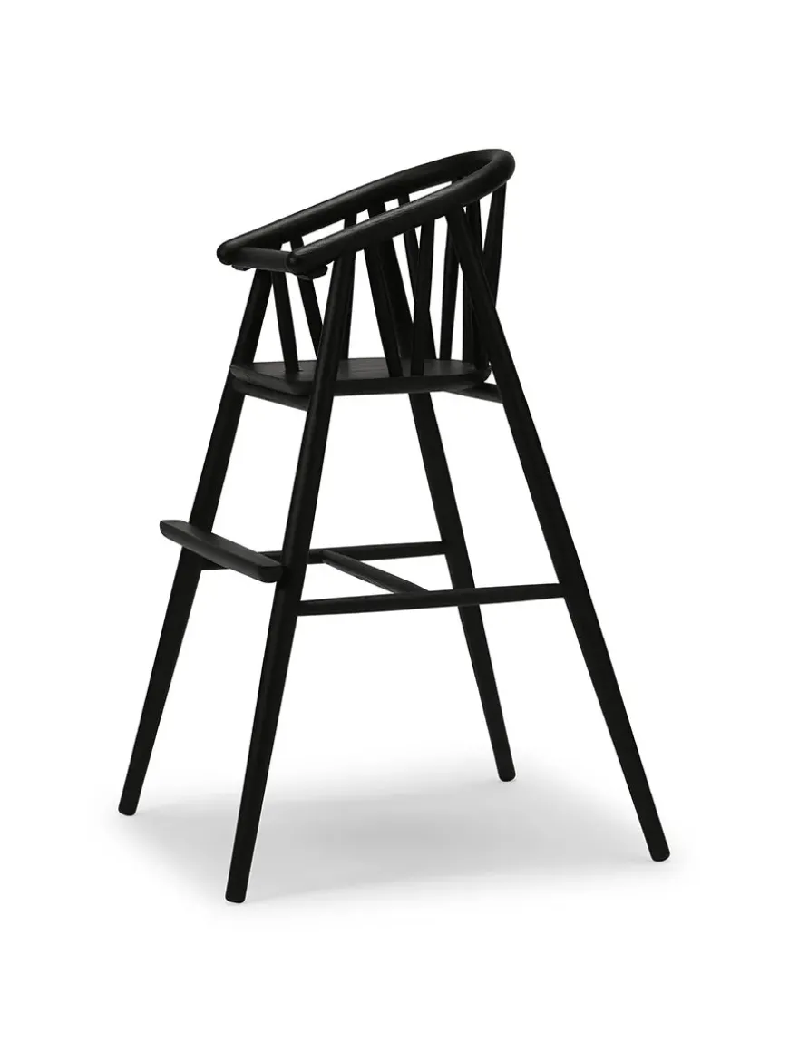 Saga Højstol, sortlakeret eg fra Oaklings