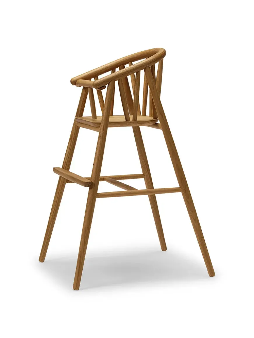 Saga Højstol, sortlakeret eg fra Oaklings