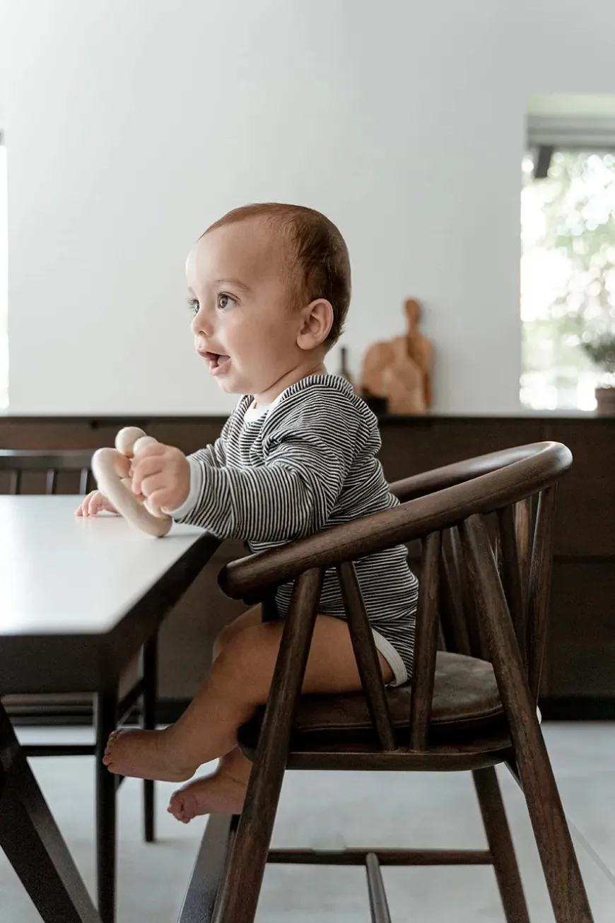 Saga Højstol, sortlakeret eg fra Oaklings