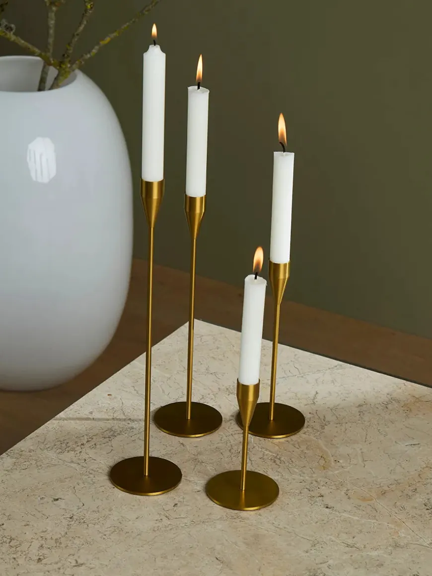 Saturn Lysestage, messing fra Piet Hein