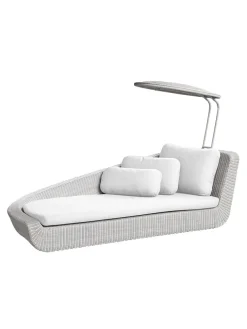 Savannah Daybed, højre i hvid/grå fra Cane-line