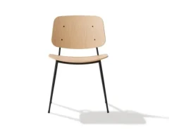 Søborg Stol, stålstel af Børge Mogensen