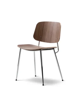 Søborg Stol, stålstel af Børge Mogensen