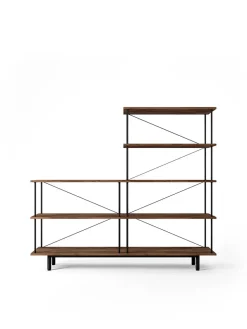 Seiton Reol 3-2 R, valnød fra Stellar Works