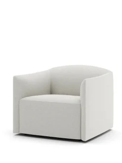 Shore Lounge Chair Extended Base, quill fra New Works