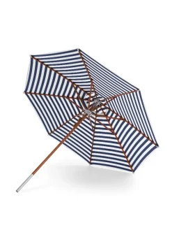 Skagerak Atlantis parasol Ø330, Dark Blue Stripes fra Fritz Hansen
