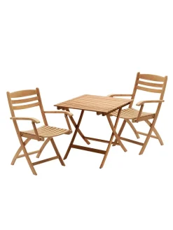 Skagerak Selandia Sæt, 2 armstole og Ø 94 bord fra Fritz Hansen