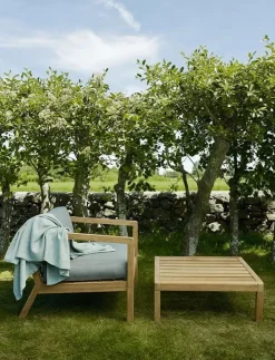 Skagerak Virkelyst Stol, Golden Yellow Stripe fra Fritz Hansen