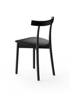 Skinny wooden chair, ash/red fra Nine