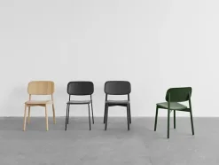 Soft Edge spisestol, stålben fra Hay