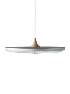 Soleil pendel medium, lys eg, papir skærm fra Le Klint