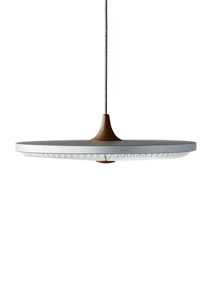 Soleil pendel medium, lys eg, plast skærm fra Le Klint