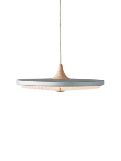 Soleil pendel small, lys eg, plast skærm fra Le Klint