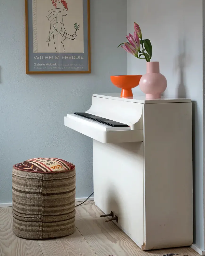 Strøm Skål, vibrant orange fra raawii