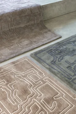 Structures 2.0 Tæppe, Arctic Green fra Massimo