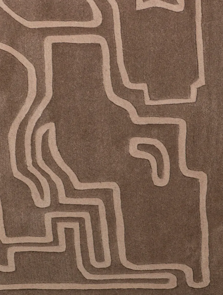 Structures 2.0 Tæppe, Pale Rose fra Massimo