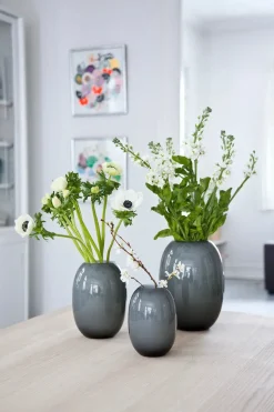 SUPER Vase fra Piet Hein (Sort/Opal)