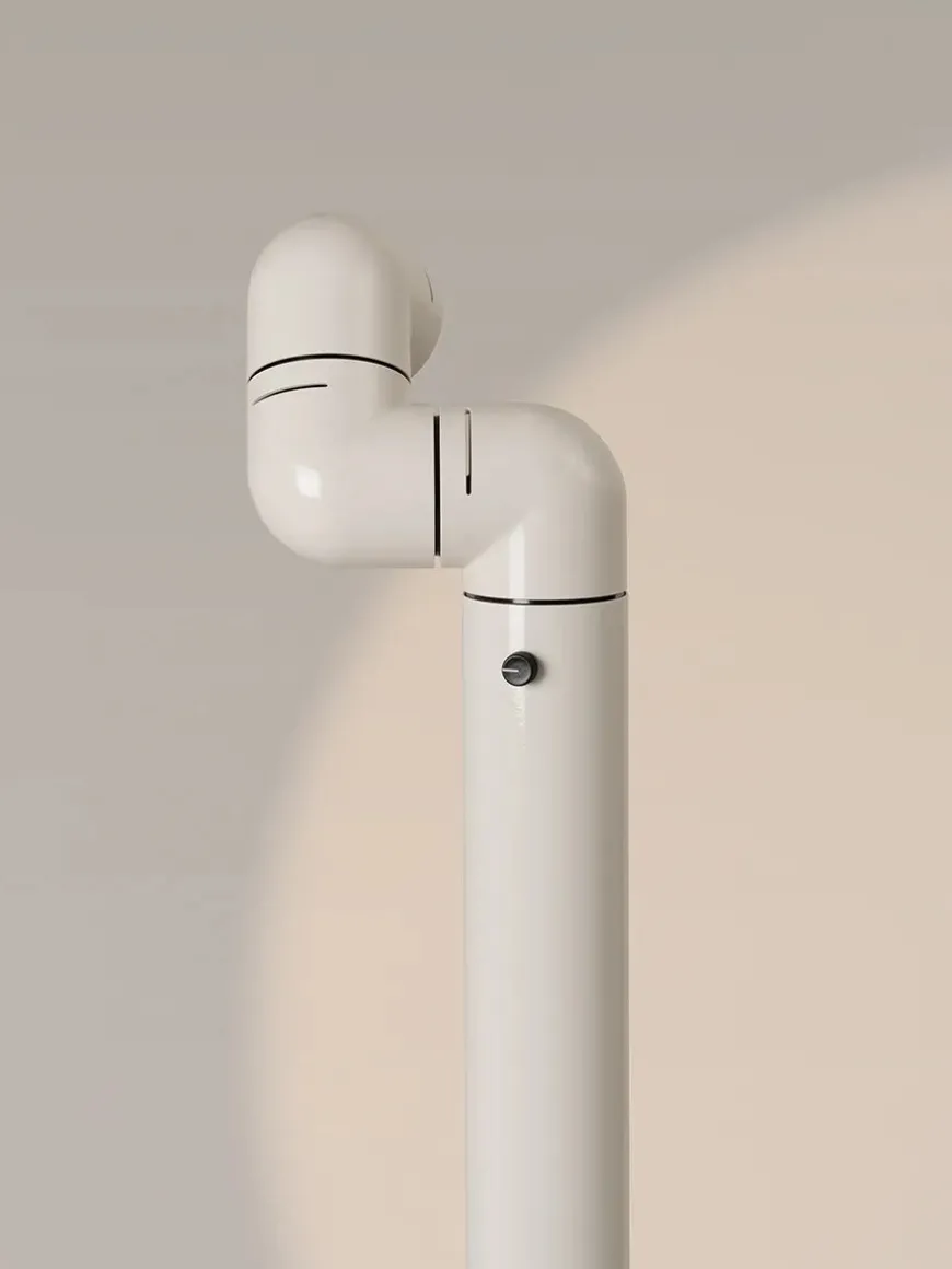 Tatu Alta Gulvlampe, white grey fra Santa and Cole