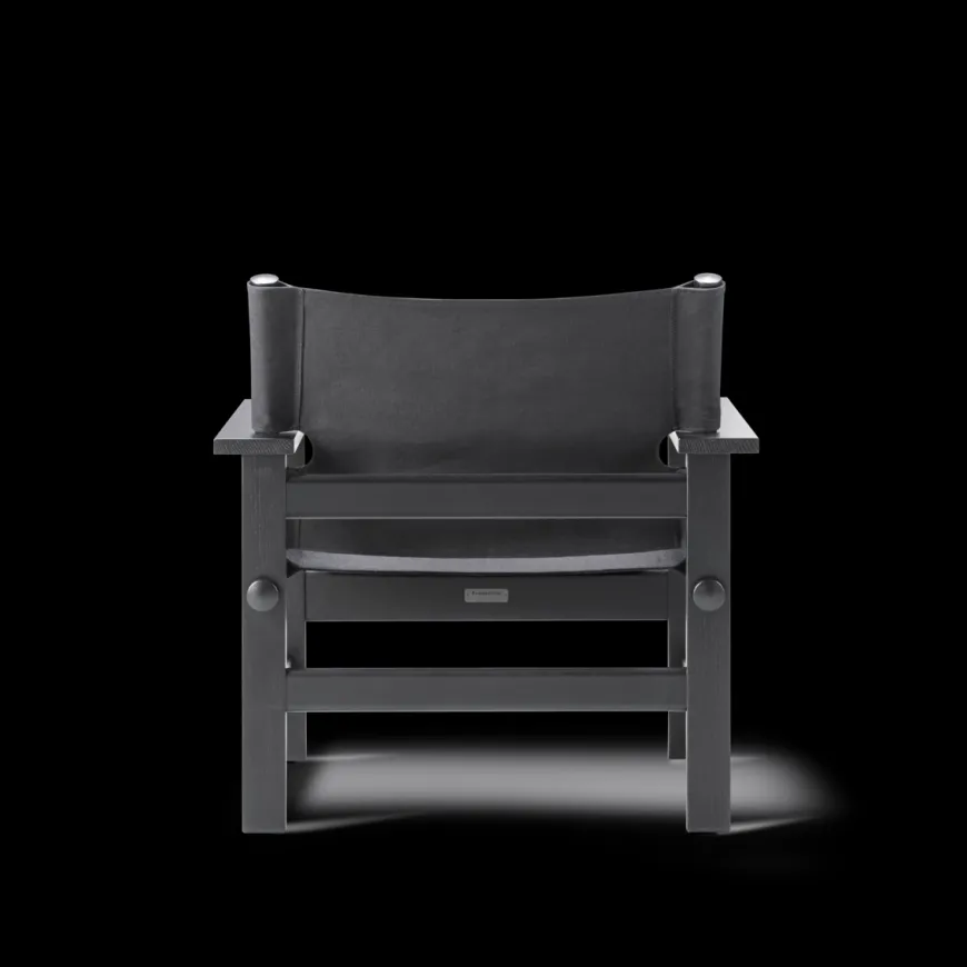 The Canvas Chair, lys olieret eg natur canvas af Børge Mogensen