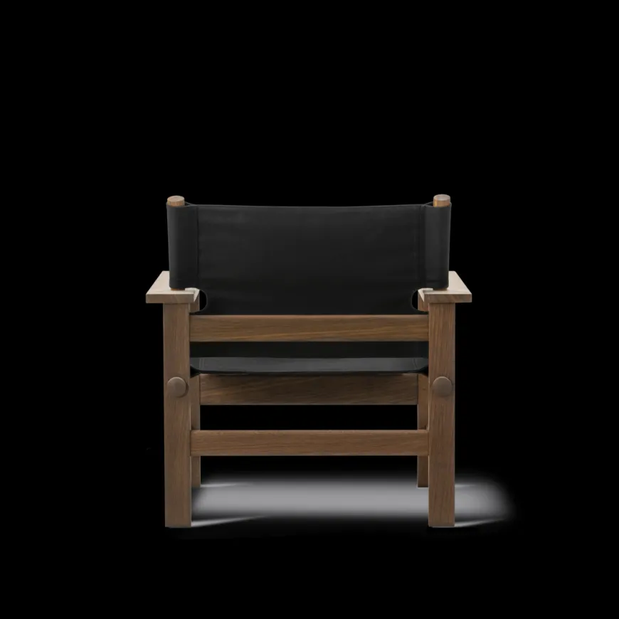 The Canvas Chair, sæbebehandlet eg natur canvas af Børge Mogensen