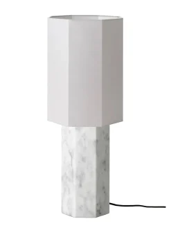 The Eight Over Eight Lamp Large, white marble fra Louise Roe
