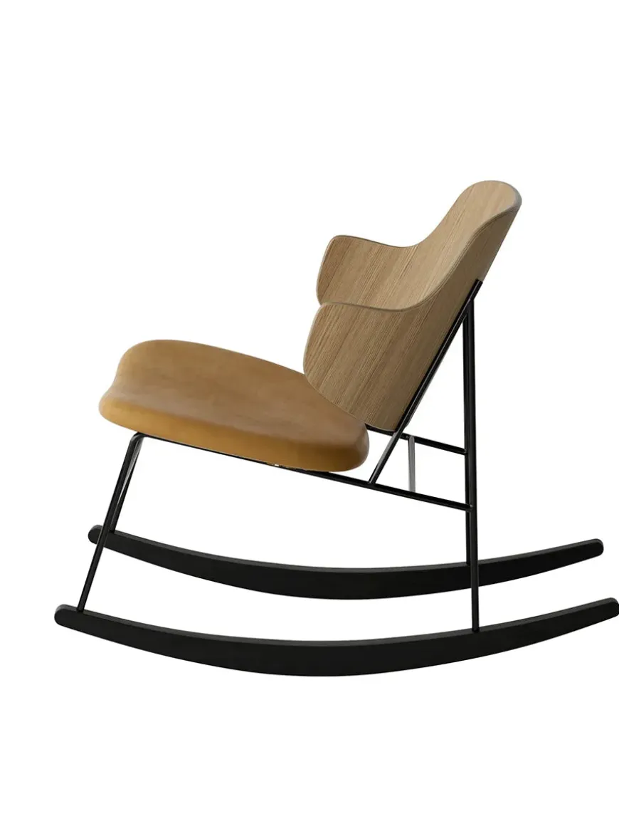 The Penguin Rocking Chair, eg natur/dakar læder fra Audo Copenhagen