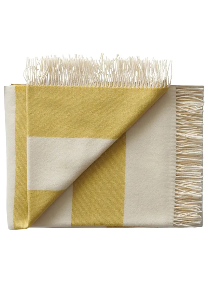 The Sweater Plaid, yellow fra Silkeborg Uldspinderi