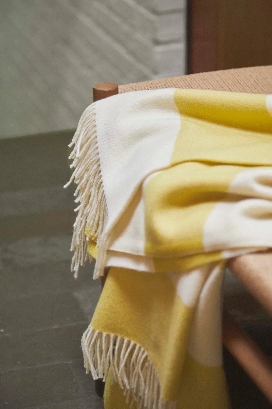 The Sweater Plaid, yellow fra Silkeborg Uldspinderi