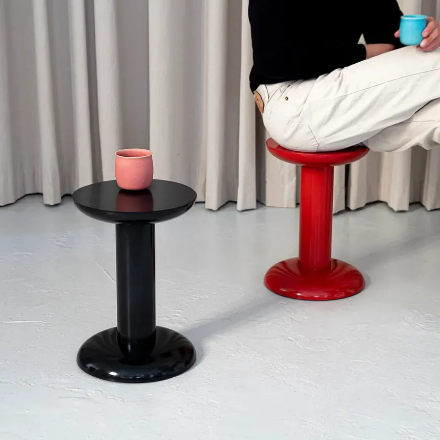 Thing Sidebord/Skammel, white fra raawii