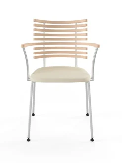 Tiger Armstol, sort læder fra Naver Collection