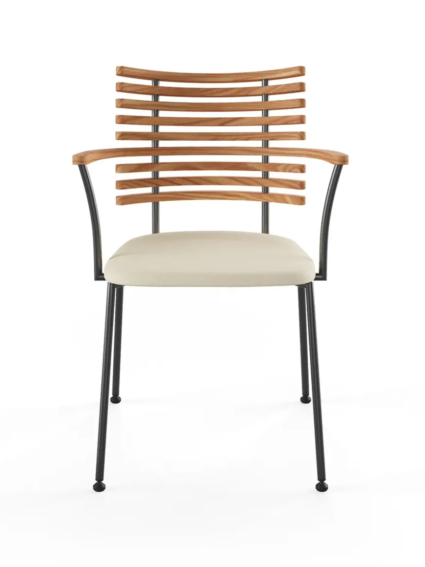 Tiger Armstol, sort læder fra Naver Collection