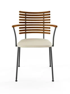 Tiger Armstol, sort læder fra Naver Collection