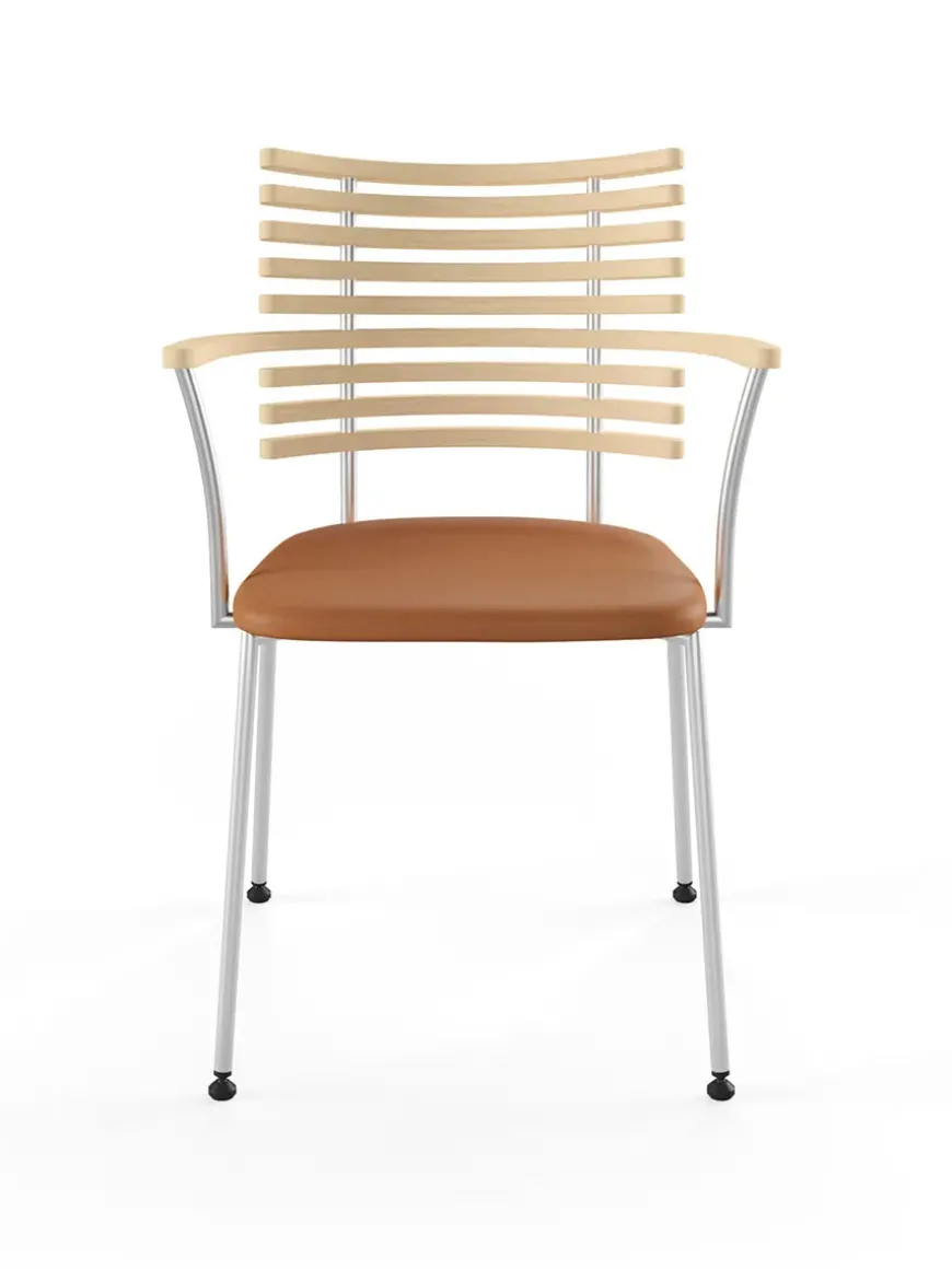 Tiger Armstol, sort læder fra Naver Collection