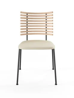 Tiger Stol, creme læder fra Naver Collection