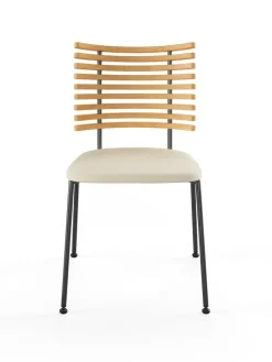 Tiger Stol, creme læder fra Naver Collection