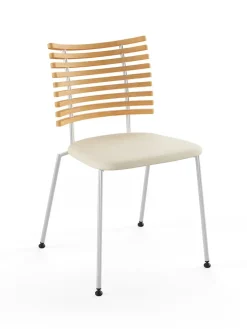 Tiger Stol, creme læder fra Naver Collection