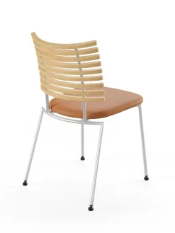 Tiger Stol, creme læder fra Naver Collection