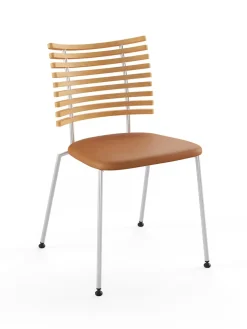 Tiger Stol, creme læder fra Naver Collection