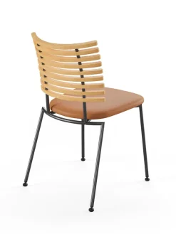 Tiger Stol, creme læder fra Naver Collection