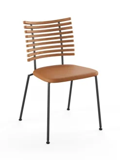 Tiger Stol, creme læder fra Naver Collection