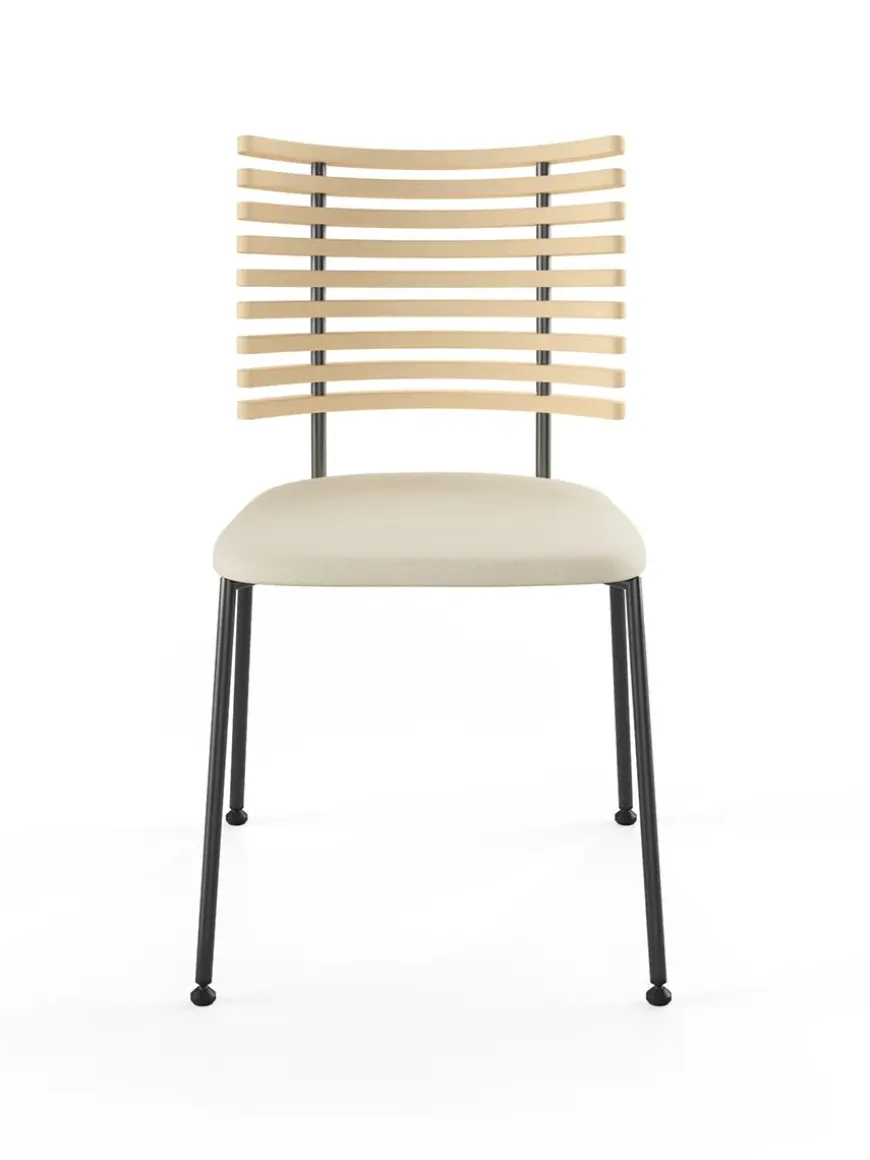 Tiger Stol, sort læder fra Naver Collection