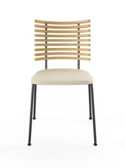 Tiger Stol, sort læder fra Naver Collection