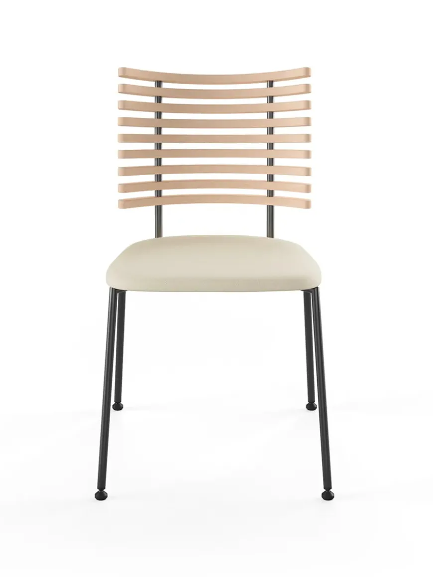 Tiger Stol, sort læder fra Naver Collection